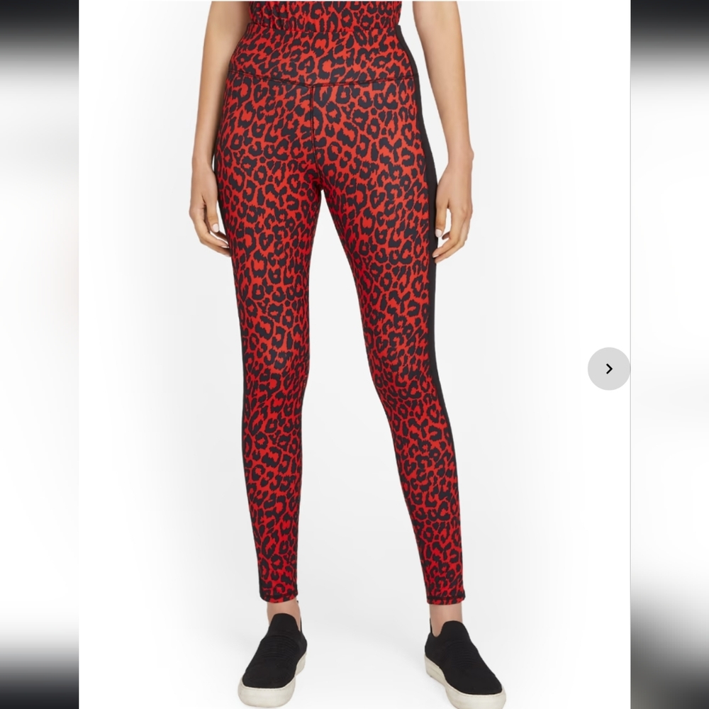 NWT High-Waisted Leopard Print Leggings - Picture 1 of 3